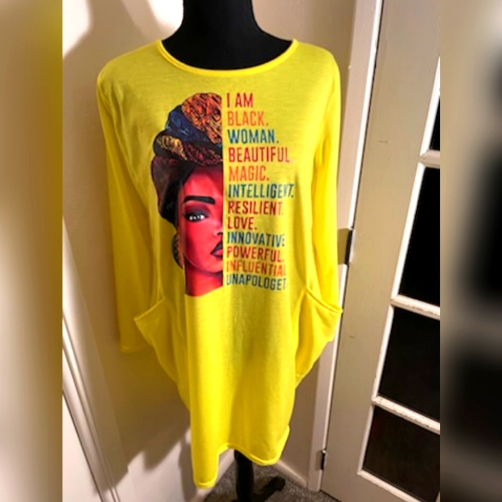 Unapologetically Black Long Sleeve Shirt